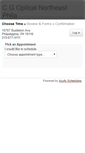 Mobile Screenshot of cgopticalnortheast.acuityscheduling.com
