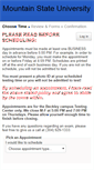 Mobile Screenshot of msu.acuityscheduling.com