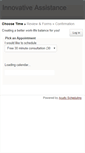 Mobile Screenshot of innovativeassistance.acuityscheduling.com