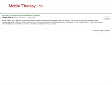 Tablet Screenshot of mobiletherapy.acuityscheduling.com