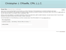 Tablet Screenshot of cokeeffe.acuityscheduling.com