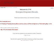 Tablet Screenshot of ltfit.acuityscheduling.com