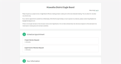 Desktop Screenshot of eagleboard.acuityscheduling.com