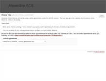 Tablet Screenshot of alexacs.acuityscheduling.com