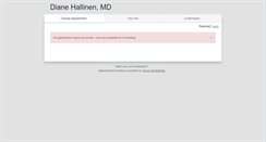 Desktop Screenshot of hallinen.acuityscheduling.com