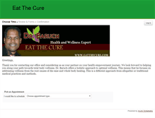 Tablet Screenshot of eatthecure.acuityscheduling.com