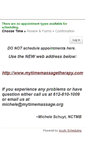 Mobile Screenshot of mytimemassage.acuityscheduling.com