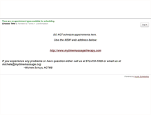 Tablet Screenshot of mytimemassage.acuityscheduling.com