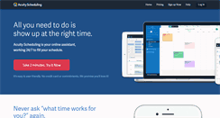 Desktop Screenshot of acuityscheduling.com